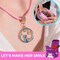 DIY Beaded Jewelry Making Kit (MyPinkCat KIT) 6 x 6 x 2.3 inches
